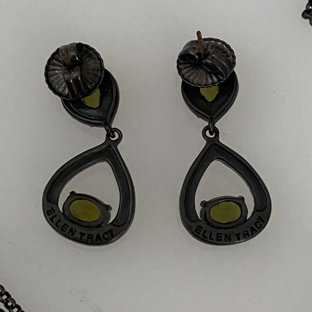 Ellen Tracy Necklace & Earring Set lovely‎ Unique
